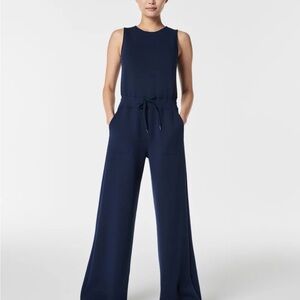 SPANX Navy Sleeveless Jumpsuit NWT